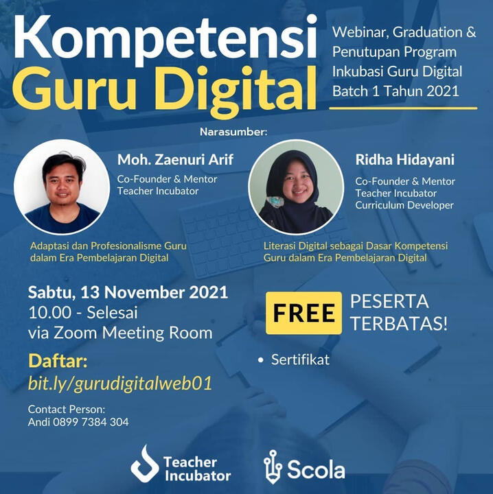 Webminar "Kompetensi Guru Digital" telah diikuti 25 peserta